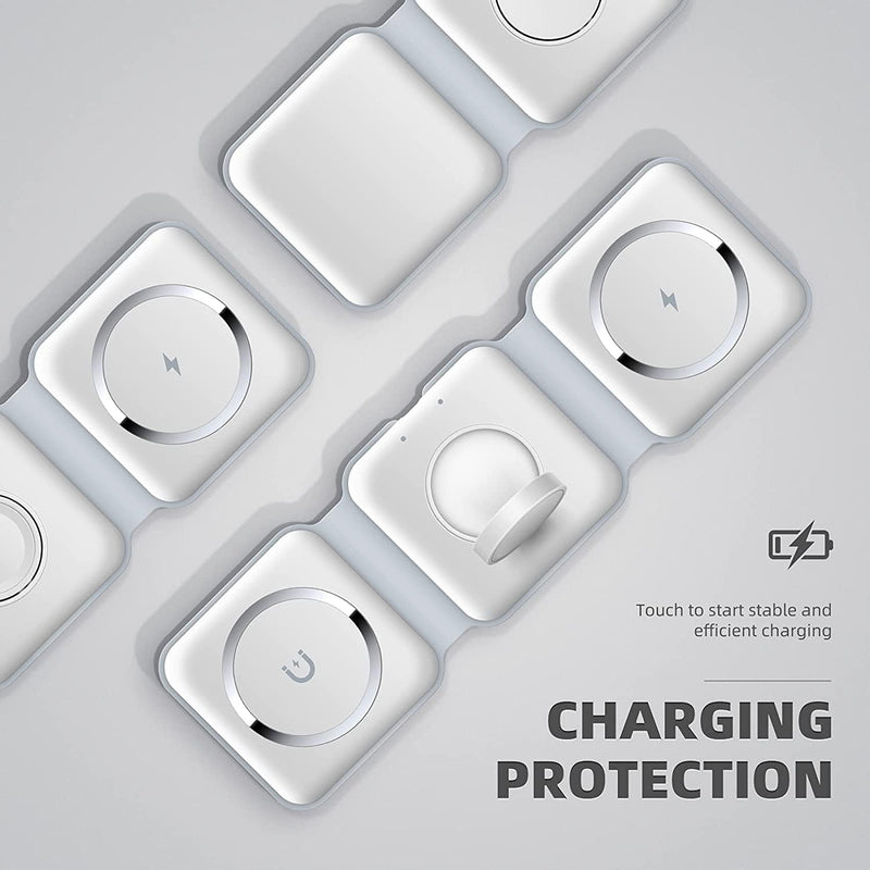 3-in-1 Magnetic Foldable Wireless Charger