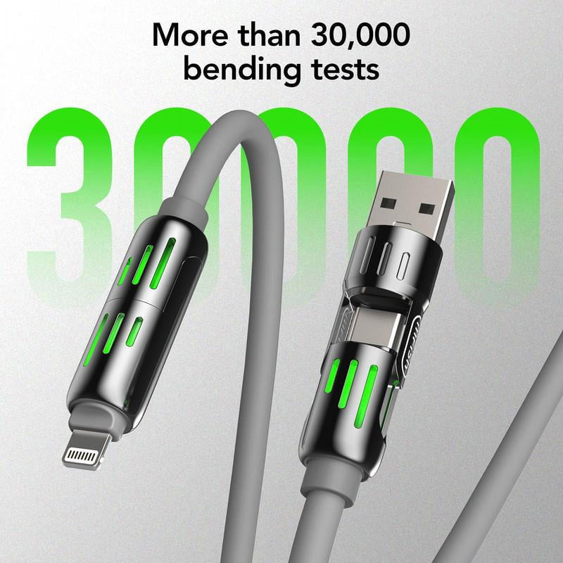 4-in-1 Multi USB Charging Cable | Fast Charging Cable for All Devices