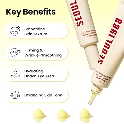 Seoul 1988 Bright Eyes Hydrating Korean Cream   Dark Circle Repair Wrinkle Smoothing
