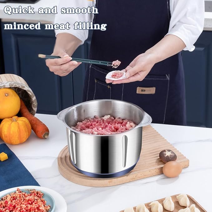 Stainless Steel Electric Meat Grinder & Chopper
