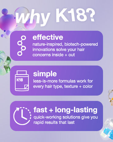 K18 Leave-In Molecular Repair Hair Mask - Repair Damaged Hair in Just 4 Minutes ✨