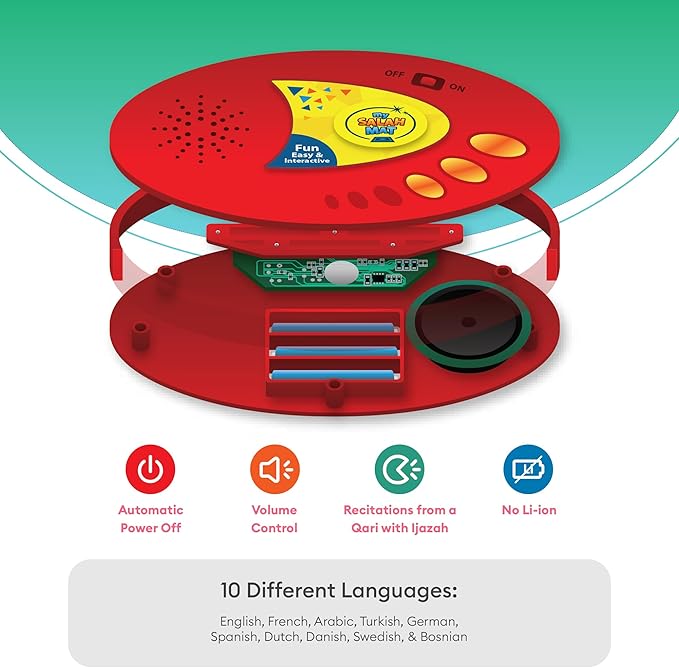 Interactive Islamic Prayer Mat for Kids | Learn Salah Step by Step